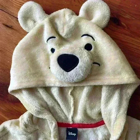 Disney Winnie the Pooh Zippered Onsie Fleece Pajamas Costume - Picture 6 of 10